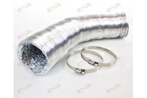 4" x 33' Flexible Ducting Hose +2 Clamp Inline Fan Blower Filter Exhaust Duct